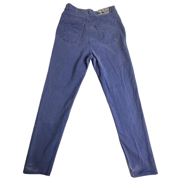 Faded Glory Denim - Vintage Faded Glory High Rise Tapered Jeans Womens 12 Tall Blue Wash Denim